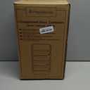 Prep Naturals Glass Meal Prep Containers - Oven, Microwave & Freezer Safe - Leakproof Airtight Glass Storage Containers with Lids - For Food Prep & Lunch - Pack of 5, 36 Oz, Square