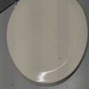 Angol Shiold Slow Close Wood Toilet Seat（Biscuit, Elongated 18.5''）