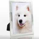 DECANIT 5x7 Picture Frames Silver Metal Photo Frames For Tabletop Display and Wall Decoration-Best Gifts For Family