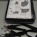 PETICON Waterproof Scratchproof Pet Bench Seat Covers for Cars, Trucks, SUVs, Nonslip Durable Back Seat Cover for Dogs, Washable Backseat Protection (black)