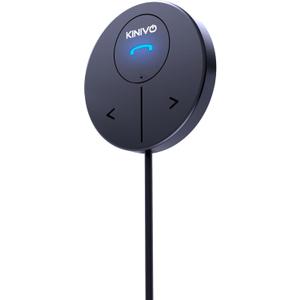 Kinivo BTC480 Hands-Free Bluetooth Car Kit (for Cars with 3.5mm Aux Input, Magnetic Mount, Dual-Port USB Charger, Multi-Point Connectivity)