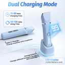 Bikini Trimmer for Women,5-in-1 Electric Razors for Women,IPX7 Waterproof Trimmer with 5 Replaceable Blade HeadsBlue