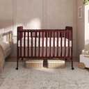 Dream On Me Carson Classic 3-in-1 Convertible Full-Size Baby Crib in Espresso, GreenGuard Gold & BSA, 4 Mattress Heights, Converts to Day & Toddler Bed, Locking Wheels, Classic Nursery Design