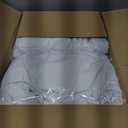 HolidayIdeas White Spandex 72in Round Table Cloths for Wedding, 6ft Fitted Stretch Table Skirts 132 Inch, WrinkleFree Ruffle Design Tablecloths for Banquets,Trade Shows, Parties, Events, 4 Pack