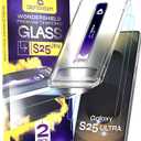 Defenslim for Samsung GALAXY S25 ULTRA Screen Protector (2Pack), Easy Auto-Dust & Align Install Kit, 6.9" Tempered Glass, 9H Hardness, Ultra HD Clear, Case Friendly, WonderShield