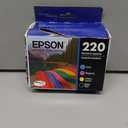 EPSON 220 DURABrite Ultra Ink Standard Capacity Black & Color Cartridge Combo Pack (T220120-BCS) Works with WorkForce WF-2630, WF-2650, WF-2660, WF-2750, WF-2760, Expression XP-320, XP-420, XP-424