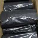 Aluf Plastics RCM-3858XXX 55-60 Gallon 2.0 MIL (eq) Black Heavy Duty Trash Can Liners - 38" x 58" - Pack of 100 - For Contractor, Industrial, Commercial