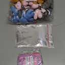 24 Packs Mini Teddy Bear Toy Plush Stuffed Bear Keychains for Kids Girls Boys, Small Stuffed Animal Bulk for Kids, Easter Basket Stuffers Carnival Prizes, School Gifts, Party Favor Goodie Bag