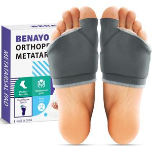 Foot Pads for Ball Pain Relief, Morton's Neuroma, Metatarsalgia Support.Orthopedic Metatarsal Pads, Ball of Foot Cushion with Gel Pad for Women and Men.