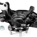 Front Right Steering Knuckle & Wheel Bearing Hub Assembly for Lexus ES350 2007-2012 3.5L V6, Toyota Camry 2007-2011 3.5L V6, Not for 2.4L, LK044 686260 686-260, Passenger Side, Spline Quantity 30