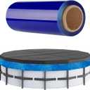 1200FT Winter Pool Cover Seal for Above Ground Pools, Stretchable Pool Cover Wrap Stretch Film Cling,Heavy Duty Shrink Film Stretch Films Wrap for Moving