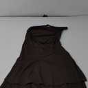 SOLY HUX Cute Halter Mini Dresses for Women Summer Sexy Club Party Backless Short Sundress (Medium, Chocolate Brown)