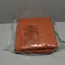 Bedsure 100% Washed Cotton Duvet Cover King Size - Burnt Orange Minimalist Cotton Duvet Cover Linen Like for All Seasons - GentleSoft Plain Simple Bedding (Burnt Orange, King, 104"x90")