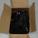 50 Pack Gridwall Hooks, Utility Notch Display Hook, Black Metal Gridwall Picture Hanger, Grid Wall Accessory for Art Clothes Painting, Panel, Pegboard, Shelf, Commercial Display