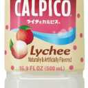 CALPICO Lychee Smooth, Creamy & Refreshing Non-Carbonated Beverage, Sweet and Tangy, Japanese Lactic Acid Drink, 16.9 Fl oz (Pack of 6)б EXP: FEB 05 2027