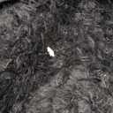 CAIYUECS Shag Area Rug,Indoor Ultra Soft Plush Rugs for Bedroom Living Room, Non-Skid Modern Nursery Faux Fur Rugs for Kids Room Home Decor (6x9 Feet, Black)