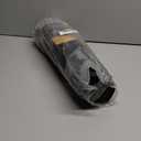 LuxUrux Durable Rubber Door Mat, Heavy Duty Doormat, Indoor Outdoor, Easy Clean, Waterproof, Low-Profile Mats for Entry, Patio, Garage, High Traffic Entrance Ways (17''x 30'' 2 Pack, Striped Black)