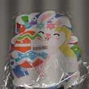 2 x 8 Pcs Easter Yard Signs Garden Decoration Outdoor Yard Signs Egg Bunny Rabbit Carrot Basket Chicken with Stakes for Easter Party Decorations Lawn Photo Props Patio Walkway