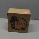 Tiki Mugs Set - Large Ceramic Tiki Mug, Cocktail Mugs for Mai Tai, Punch, Pina Colada, and Tropical bar Drinks (TIKISET)