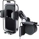 Phone Mount for Tesla Model 3 / Model Y Accessories 2025, 360 Rotatable, Non-Adhesive, Universal Phone Holder for Tesla Screen, Compatible with iPhone Series, 4-7.2 Inches All Phone