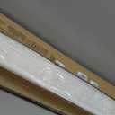 MYshade 2" Cordless Faux Wood Blinds, 34" W x 60" H, Slat Horizontal Blinds with Crown Valance, Room Darkening, Moisture Resistant, Window Blinds for Home Interior, White, 34x60