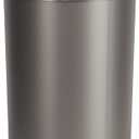 Umbra Venti Kitchen Trash Can with Swing Top Lid, Large 16-Gallon (62 L) Capacity, Pewter