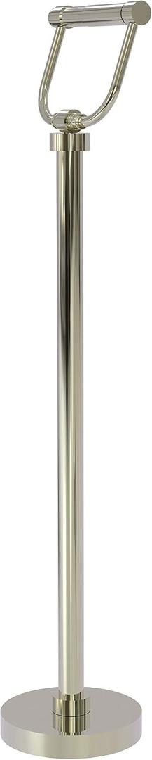 Allied Brass TS-25-PNI Free Standing Toilet Tissue Holder, Polished Nickel