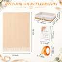 Twistover 39 Pack Wedding Shawl and Wrap for Guests Bulk 71x28 Inch, Orange, 70 x 180 cm
