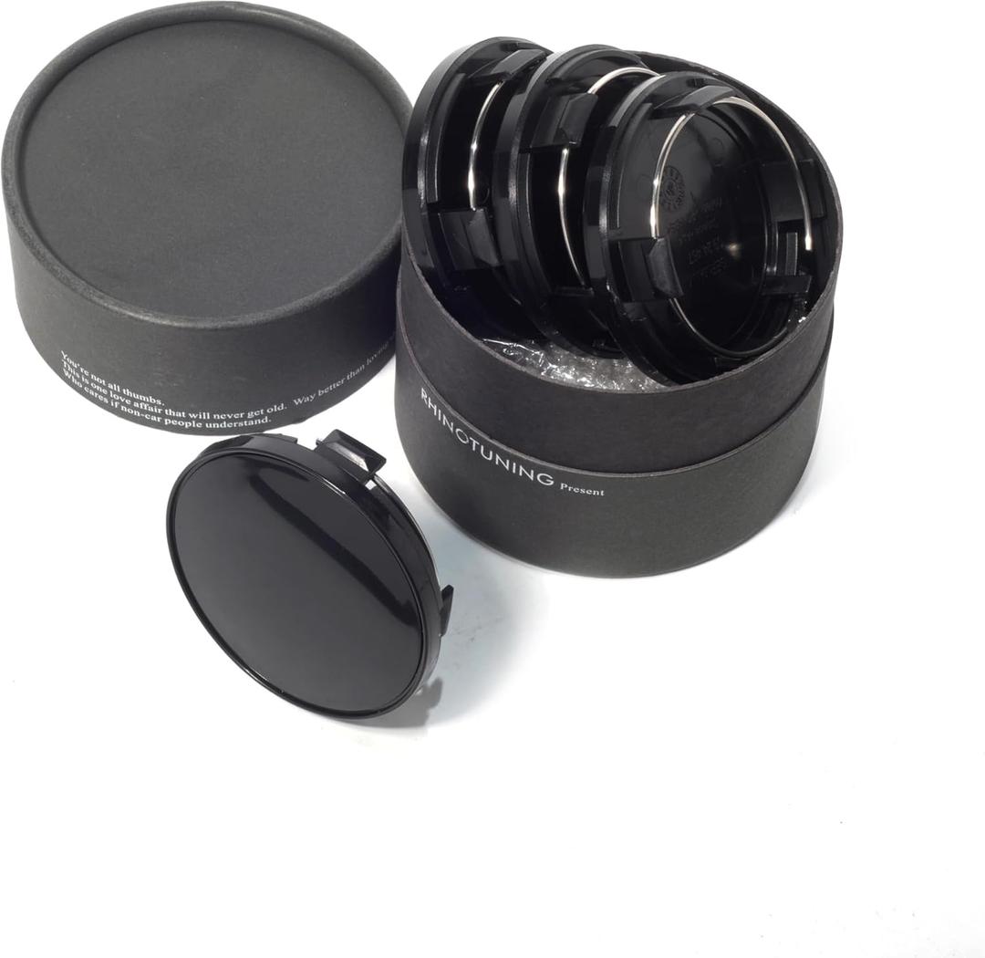 RTrhinotuning 4 PCS 70.6mm Wheel Center Caps for BBS LM CH RK RX LM RW Rims 09.24.467, OD: 2.78"(70.6 mm) ID: 2.39"(60.6 mm) Gloss Black Center Caps for Rims