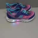 Skechers Girls Flicker Flash - Light Takeover 303704l (Little Kid/Big Kid) Sneaker   2 Little Kid