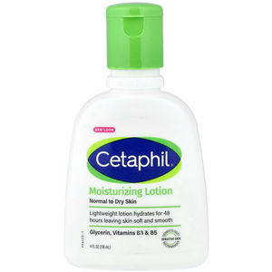 Cetaphil Face & Body Moisturizer, Hydrating Moisturizing Lotion for All Skin Types, Suitable for Sensitive Skin, Fragrance Free, Hypoallergenic, Non-Comedogenic 4oz