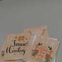 Spercy 24 Pack Gold Foil Christmas Card With Envelopes & Stickers, Holiday Season Greeting Cards for Family Friends, Xmas Greeting Cards And New Year Cards Bulk