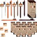 24 Sets S'More Marshmallow Christmas Appreciation Gifts with Funny Pens Cards Mini Marshmallow Employee Appreciation Gifts Bulk Thank You Staff Nurse Party Favor Christmas Inspirational Gift Bulk