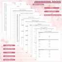 3 x Academic Planner 2025-2026, 8.5" x 11", Weekly & Monthly Planner from JUL.2025 to JUN.2026, Column View Calendar Organizers, Spiral Hardcover Agenda Book with Tabs for Office School Supplies, Floral