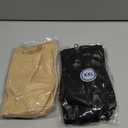 bropite Zipper Compression Socks Women & Men - 2Pairs Calf Knee High 15-20mmHg Open Toe Compression Stocking suit for Walking (XX-Large, C-black/Nude)