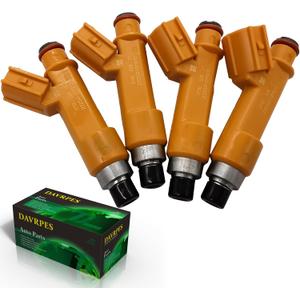 4Pcs FJ453 23250-0M010 Fuel Injectors Fuel Spray Nozzle 12 Holes Disc Engine For 2010-2012 Lexus HS250H, 2003-2011 Toyota Camry 2.4L l4 Replace#23209280602325028060232500H050232090H050