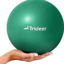 Trideer Exercise Balls Physical Therapy, 9 Inch Pilates Ball Between Knees for Physical Therapy, Mini Exercise Ball - Yoga Ball, Small Workout Balls for Core Strength and Back Support (Green)