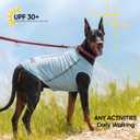 3Pack Sunblock Dog Shirt Breathable Reflective Dog T-Shirt Lightweight Sun Protection Sleeveless Dog T Shirts for Small Medium Large Dogs Perfect for Summer Walks & Outdoor Adventures (2XL(Back: 18.1", Chest: 28.4", 45-60lbs)