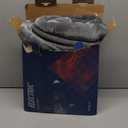 Bedsure Heated Blanket Throw Blanket - Fast Heating Electric Blanket, Soft Flannel Heated Throw with 4 Time Settings, 6 Heating Settings, Warm Gifts for Grandma & Grandpa & Seniors (50"x60", Grey)