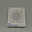 Gaiatop Mini Space Heater, Lightweight PTC Ceramic Fast Heating 500W Energy Efficient for Indoor Use, Overheating & 45 Tip-Over Protection, Portable Desk Electric Heaters for Office Home Black