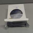 lulumoon Baby Muslin Bassinet Sheets: Cotton Bassinet Sheets Neutral for Boys and Girls - Fitted for Oval Rectangle or Hourglass (Navy & Mist Blue)