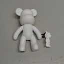 DIY (Blank Mold, 9 Inch) Fluid Bear + Bear Keychain, Figure Painting for Creative Graffiti Art