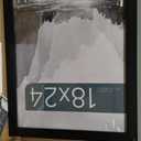 MCS Museum Poster Frame 18x24 Onyx Woodgrain, Vertical & Horizontal Wall Hanging Large Picture Frame for Photos, Posters & Art Prints (1-Pack)