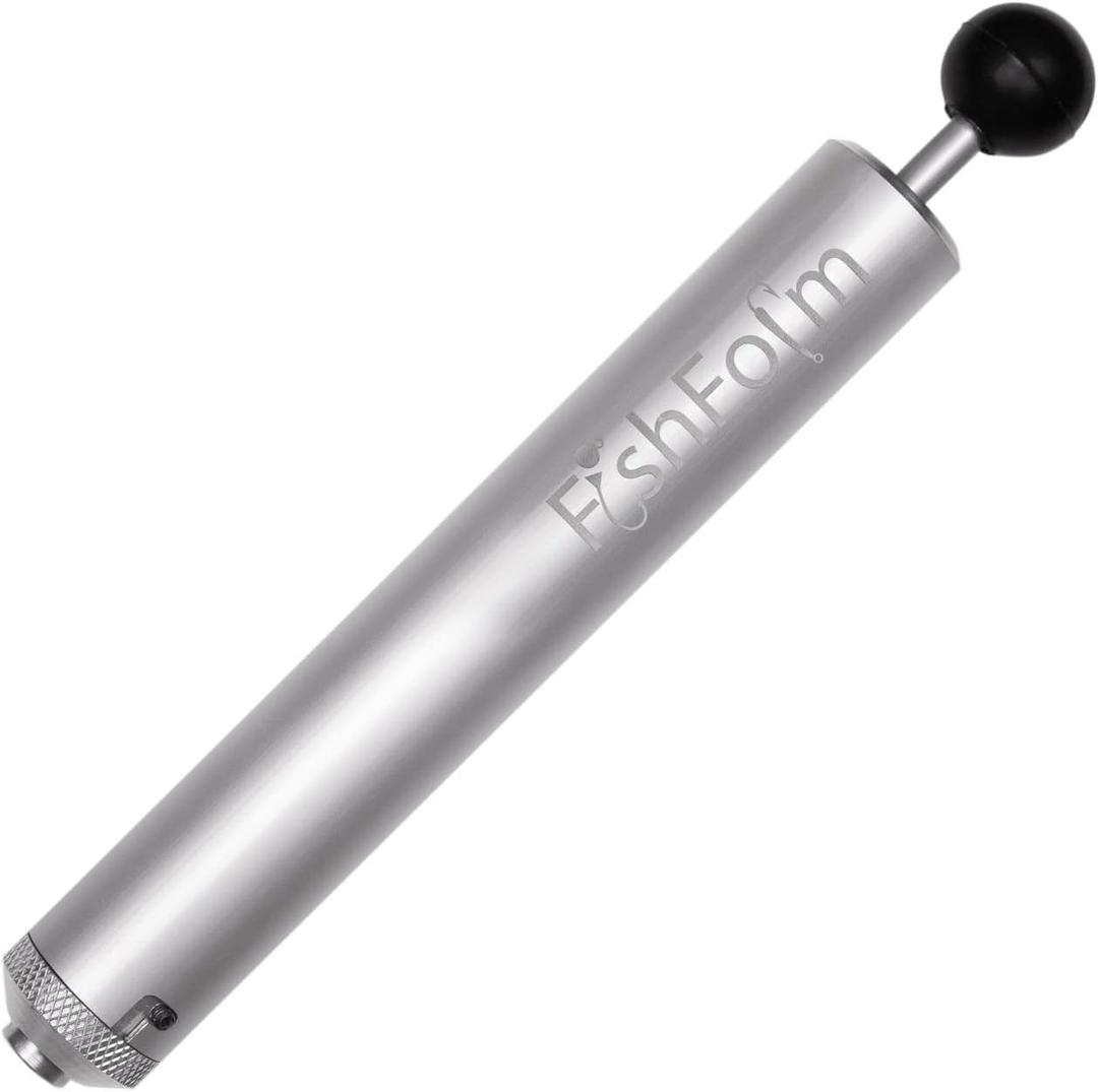 4oz Aluminum Injector for Soft Bait Fishing Lure Making DIY Soft Lure Making Tool Locking Nozzle