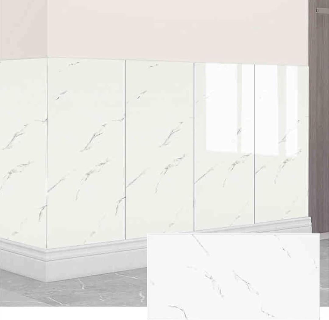 Marble Contact Paper, Peel and Stick Countertops Wallpaper, Waterproof Self Adhesive Wall Paper for Cabinets Drawers Kitchen Old Furniture(B) (30x60cm(12x24in) 1PCS)