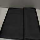 URMONA Waterproof Silicone Under Sink Mat 25'' x 19'' Shelf Liner for Kitchen and Bathroom, Cabinet and Counter Protector, Storage and Organizers, Litter Mat, Pet Cat Puppy Essentials(Black)