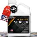1 Gal. DOMINATOR Stone+ Gloss Clear Acrylic Sealer | Satin Finish Stone Sealer, Clay Brick Sealer | Color Enhancing | Professional Grade | Fast Dry | Indoor and Outdoor, 06/05/2025