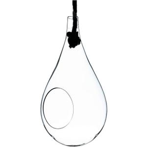 WGV Hanging Planter Terrarium, Width 6", Height 11", DIY Clear Glass Succulents Air Teardrop Floral Container (Including Rope), Candle Holder Vase for Outdoor Indoor Decor, 1 Piece WGV Hanging Planter Terrarium, Width 6", Height 11", DIY Clear Glass Succulents Air Teardrop Floral Container (Including Rope), Candle Holder Vase for Outdoor Indoor Decor, 1 Piece