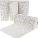 Plaster Cloth Strips - 6 in x 15 ft, 8-Pack - Easy-Cut Plaster Wrap Kit for DIY Paper Mache & Belly Casting - Craft Supplies for Sculptures, Masks & Art Projects