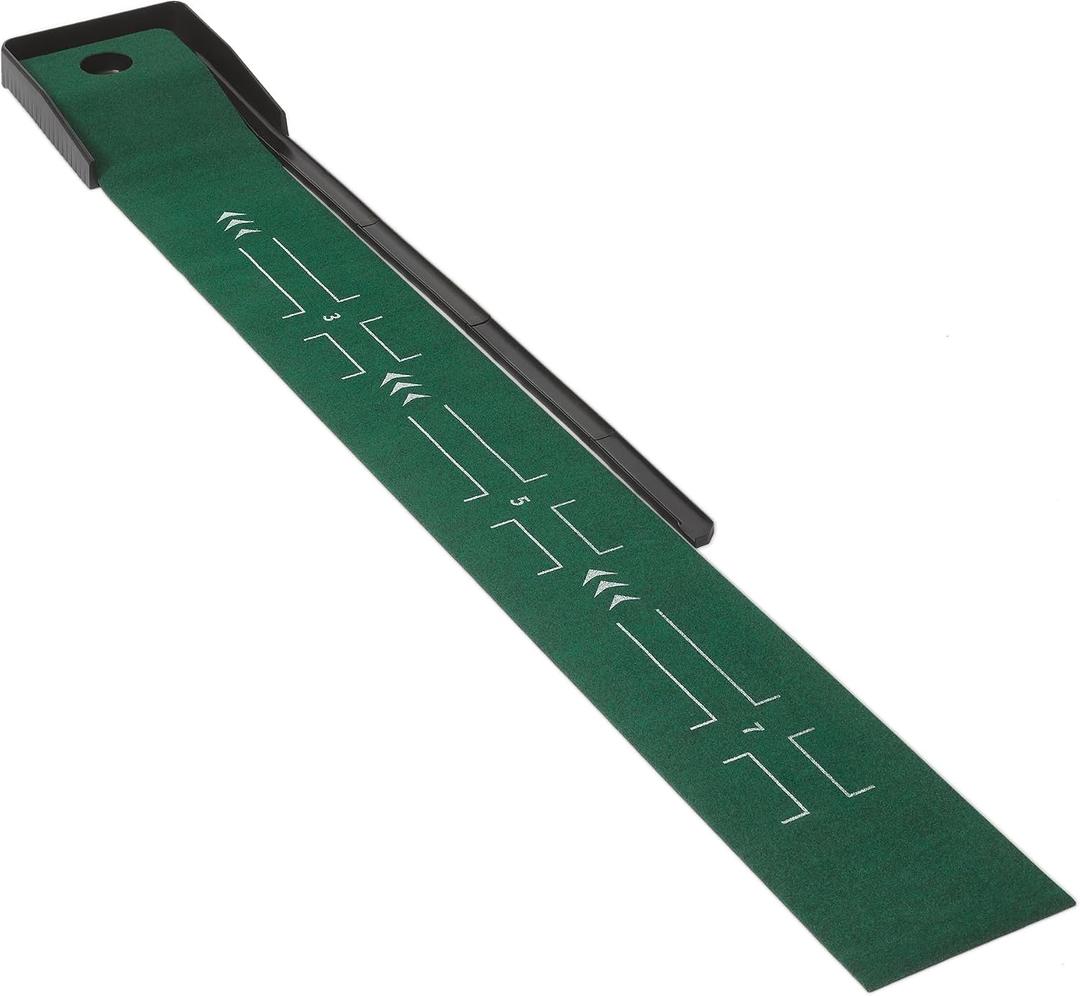 Amazon Basics Golf Putting Mat with Automatic Ball Return